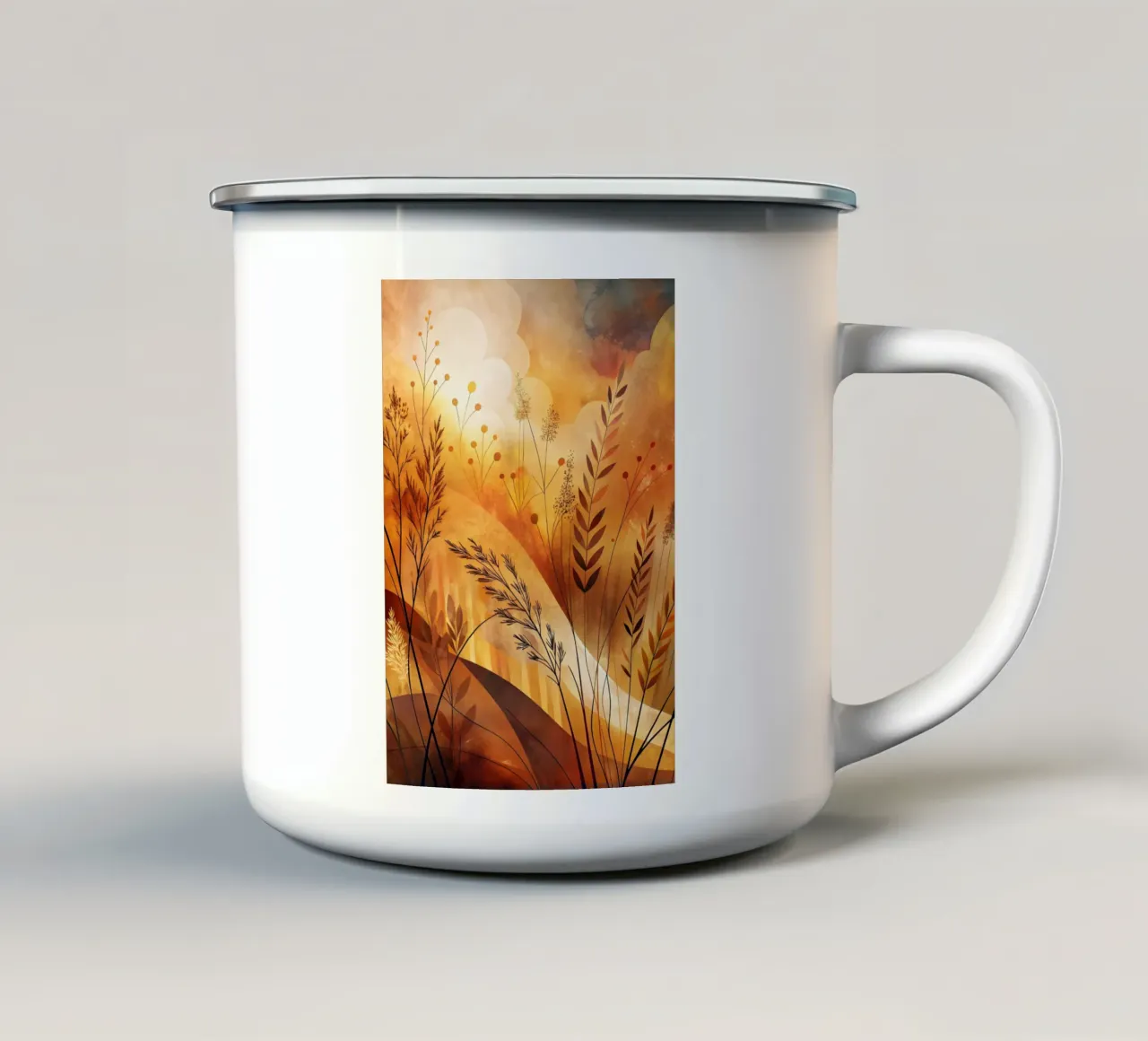 Fantasie autunnali tazza in smalto da Artistic-shop