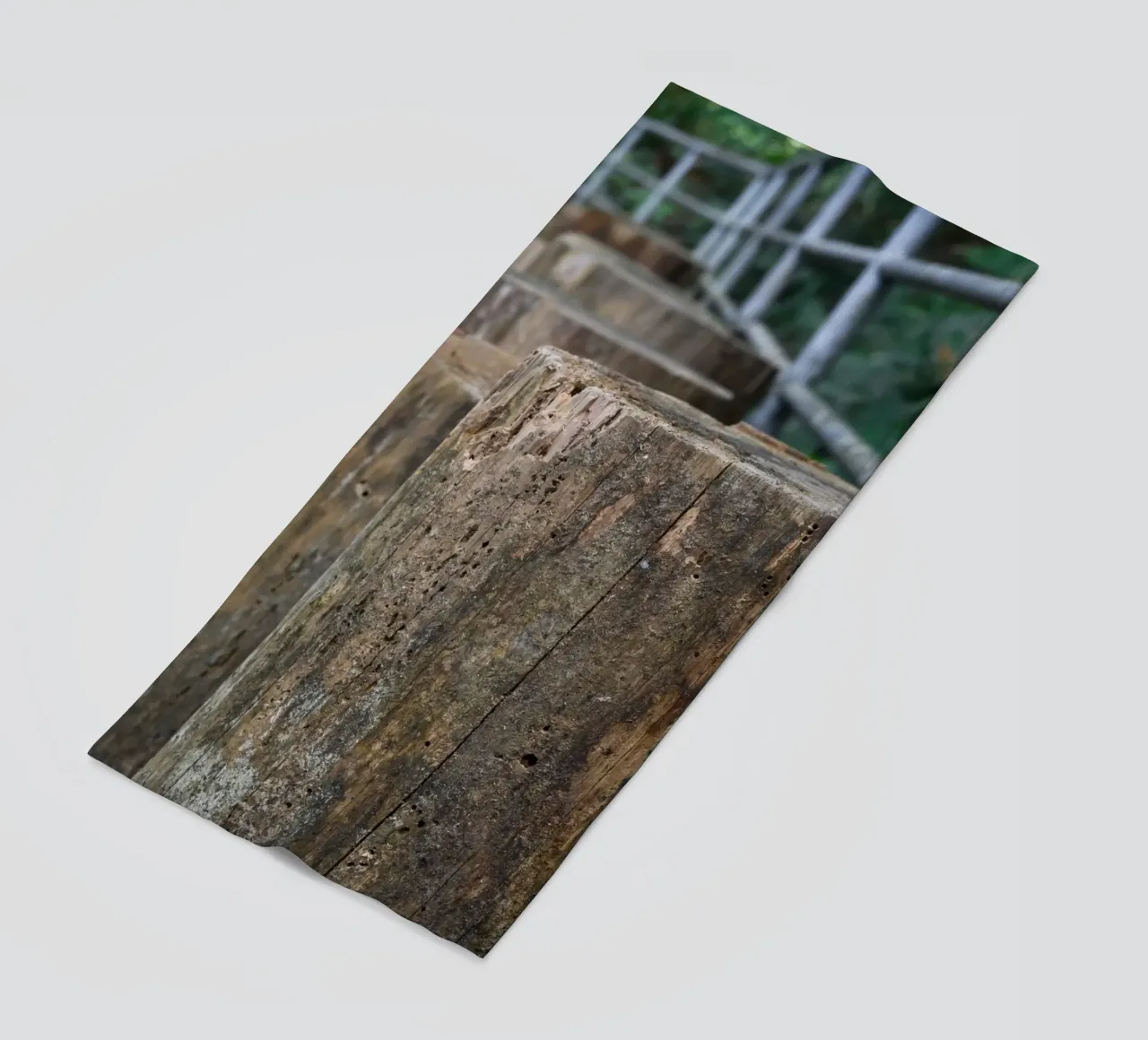 Sentiero rustico in legno telo mare da byrieneke