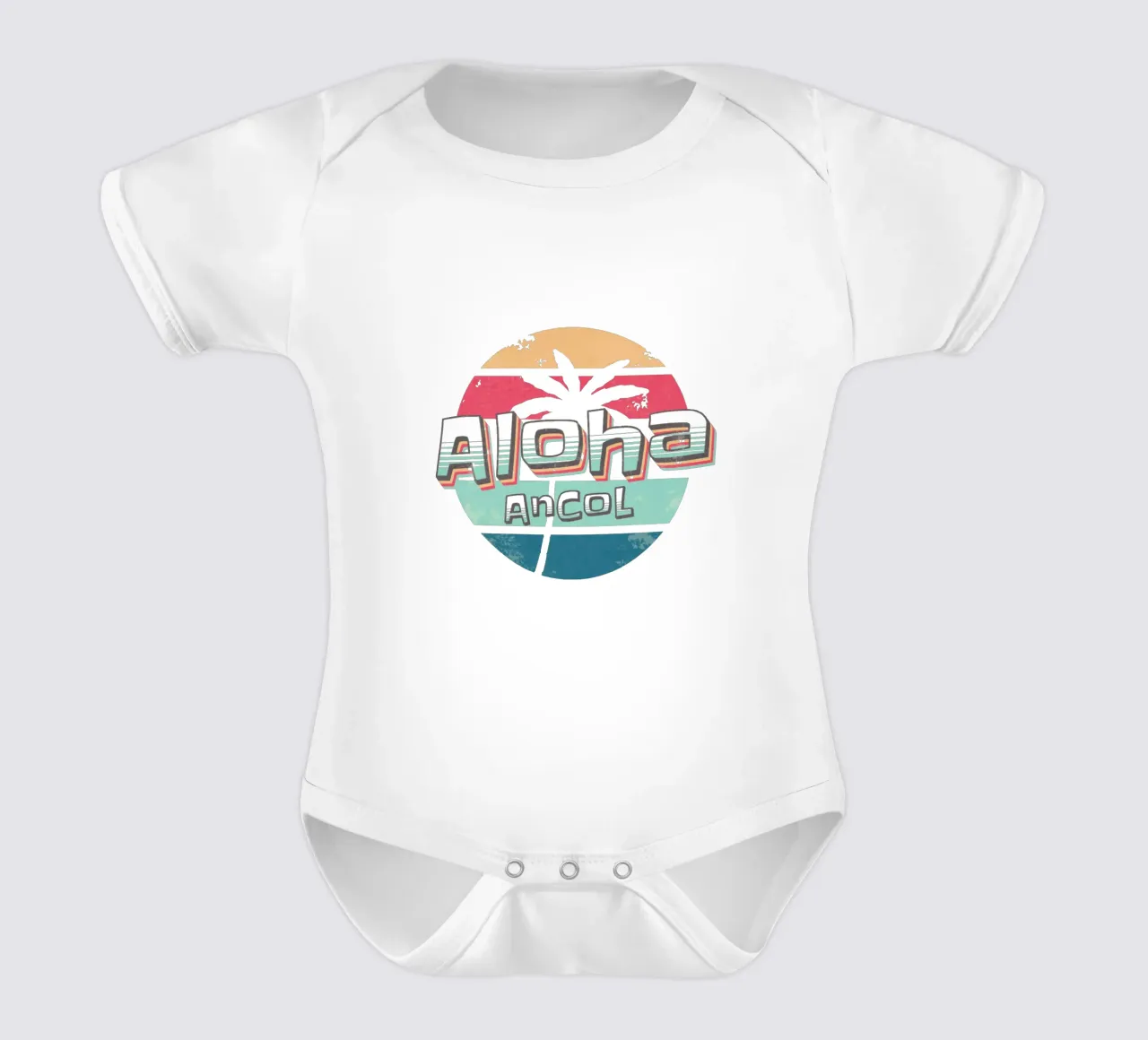 Aloha Ancol body neonato maniche corte da Gunawan Rb