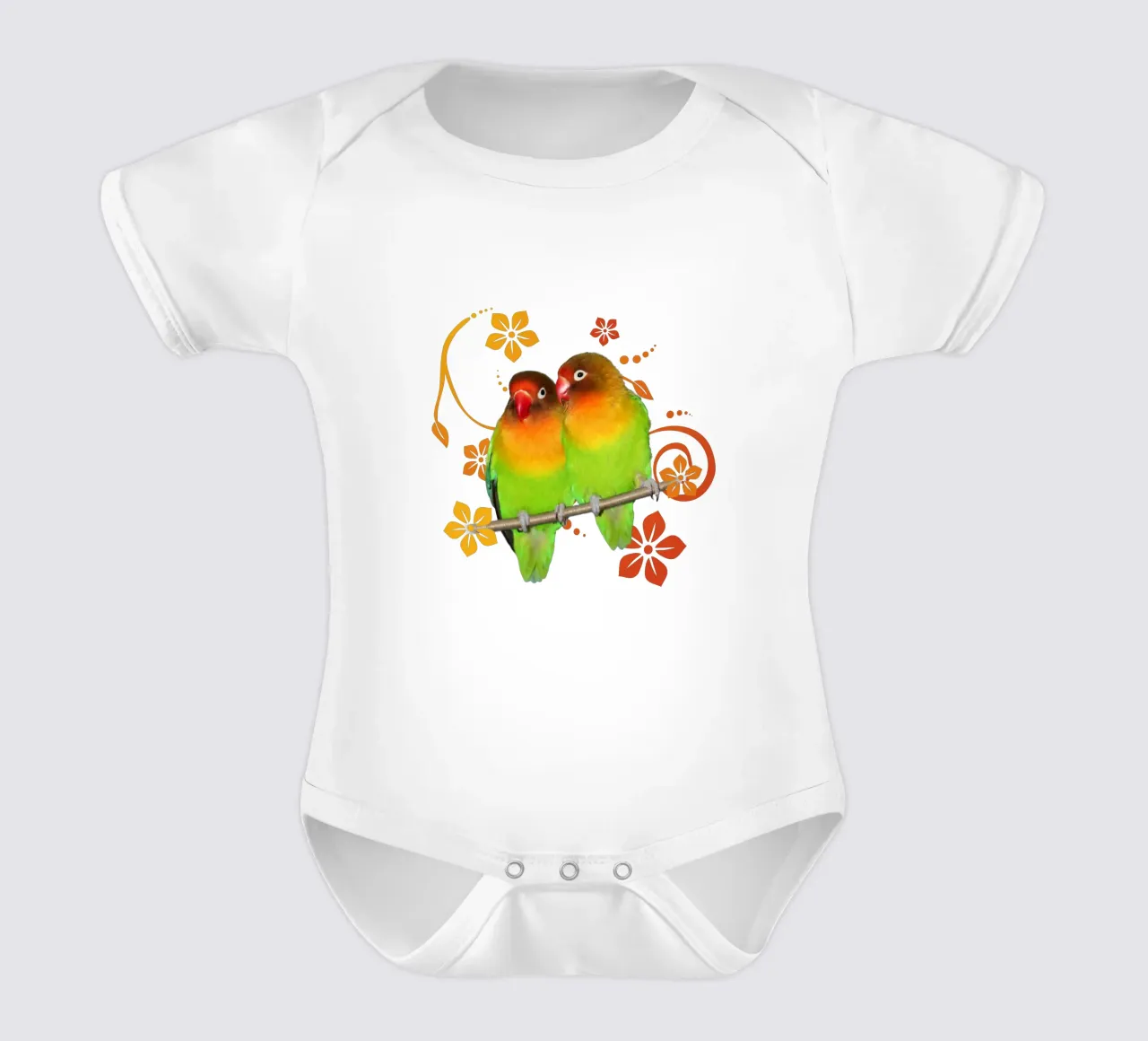 Due simpatici piccioncini body neonato maniche corte da BwiseLizzy