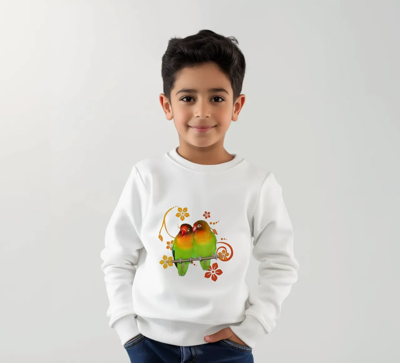 Dos lindos tortolitos sudadera para niño de BwiseLizzy