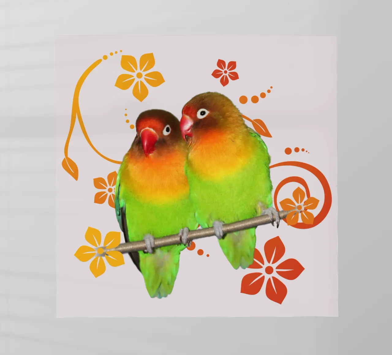 Due simpatici piccioncini pellicola backlit da BwiseLizzy