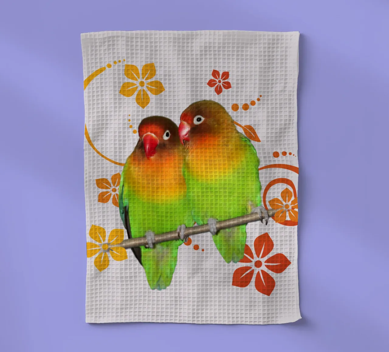 Due simpatici piccioncini canovaccio da cucina da BwiseLizzy