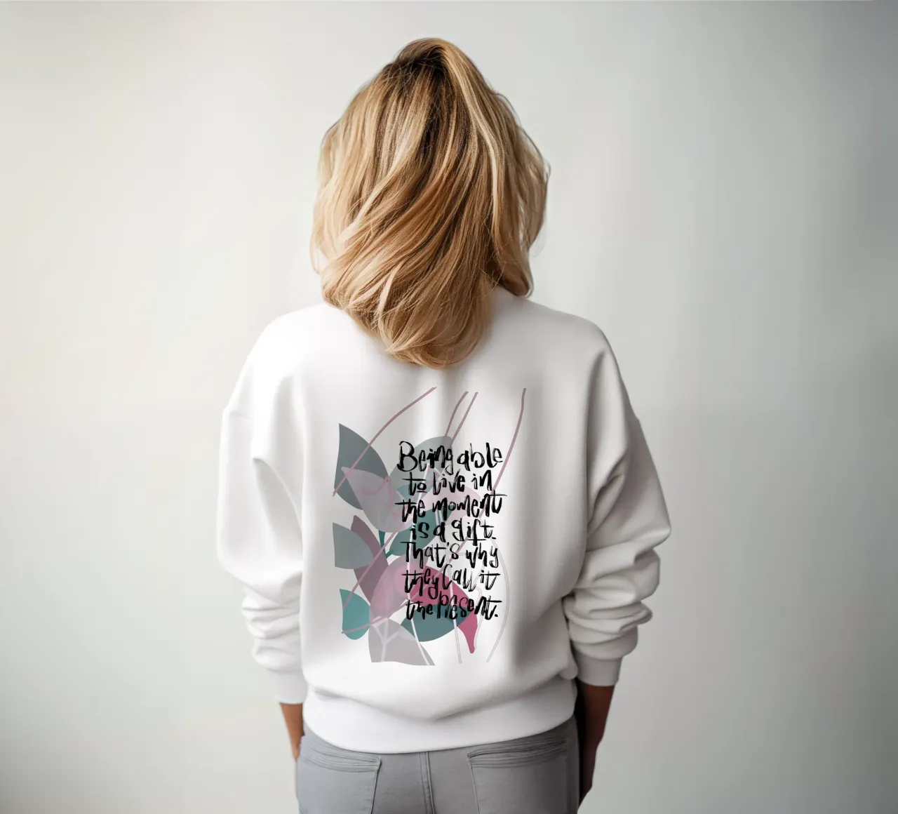 Being able to live in the moment felpa da LIMITED EDITION LETTERS
