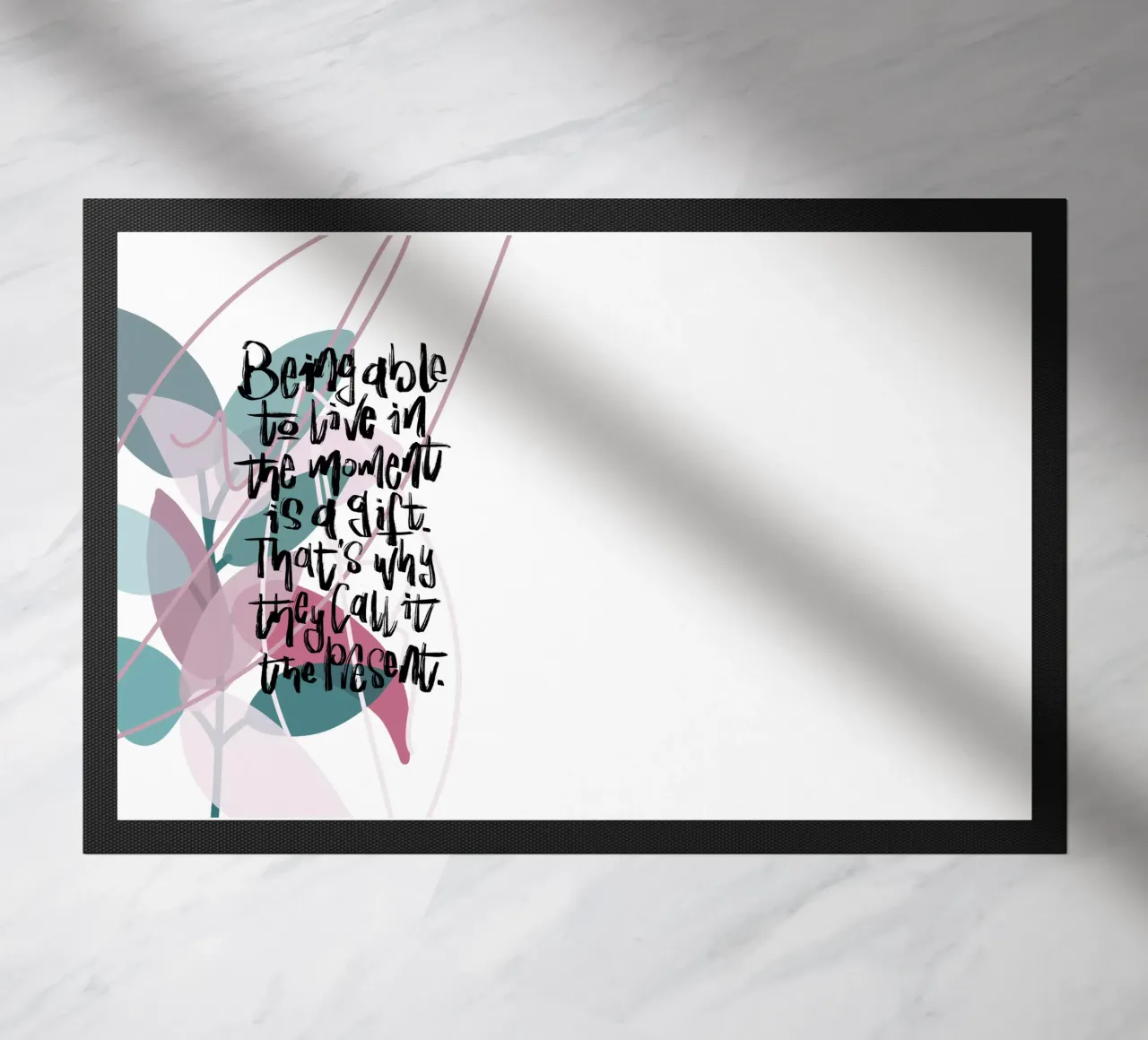 Being able to live in the moment zerbino da LIMITED EDITION LETTERS