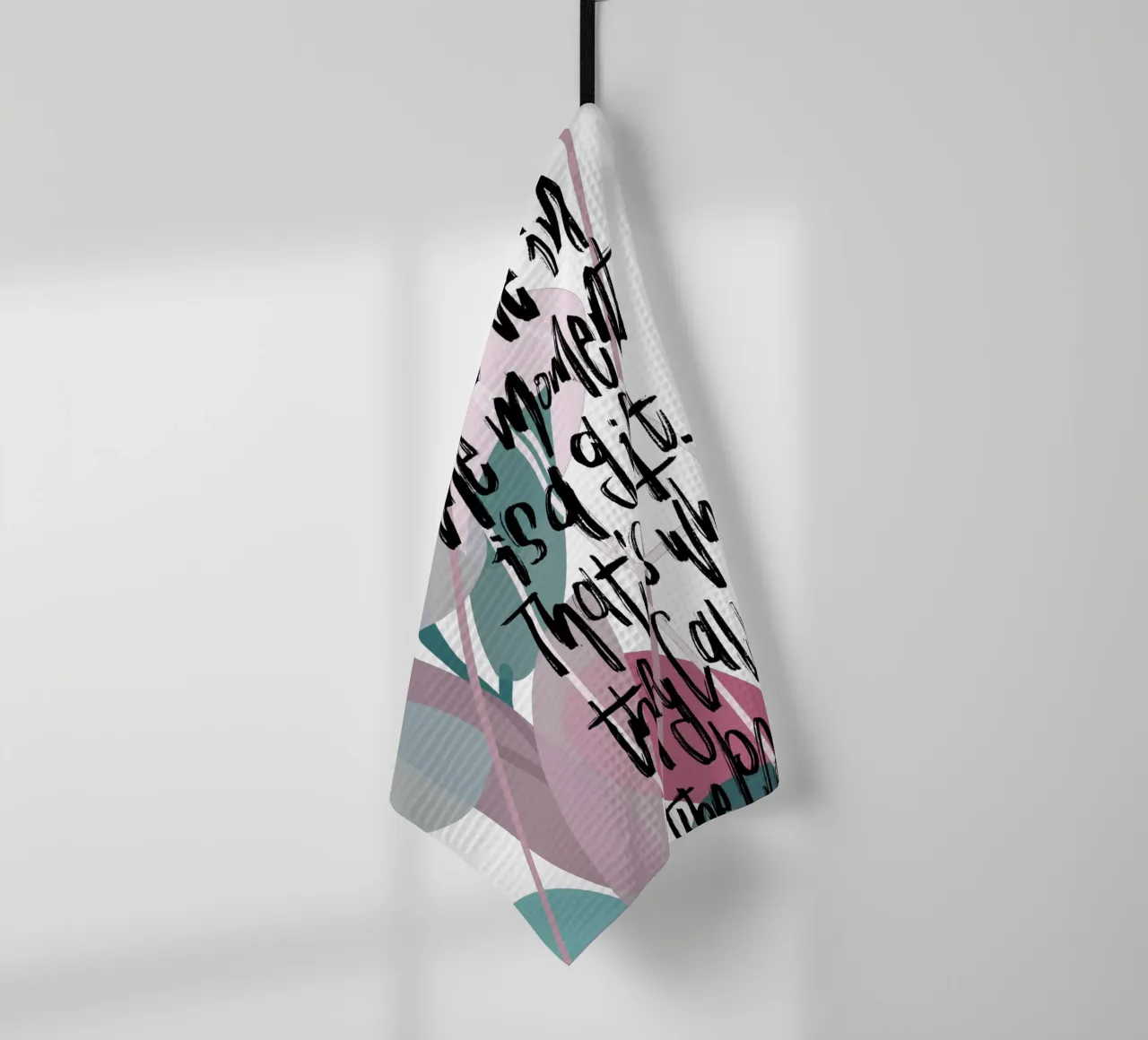 Being able to live in the moment canovaccio da cucina da LIMITED EDITION LETTERS