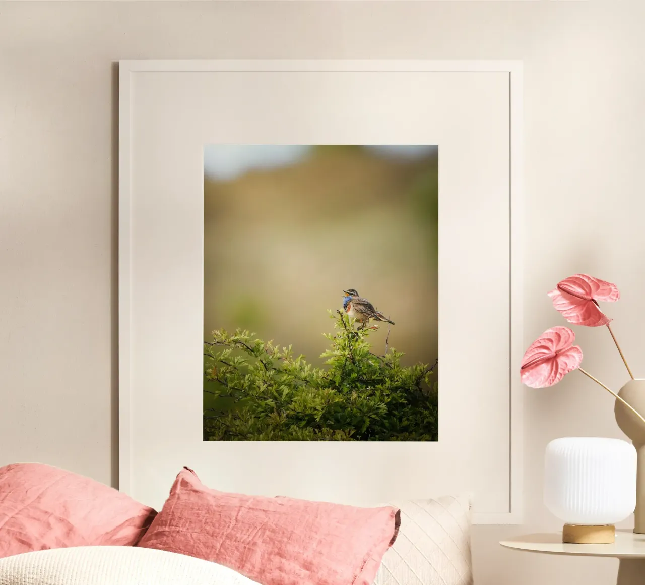 Bluethroat poster by Tom's Wildlife