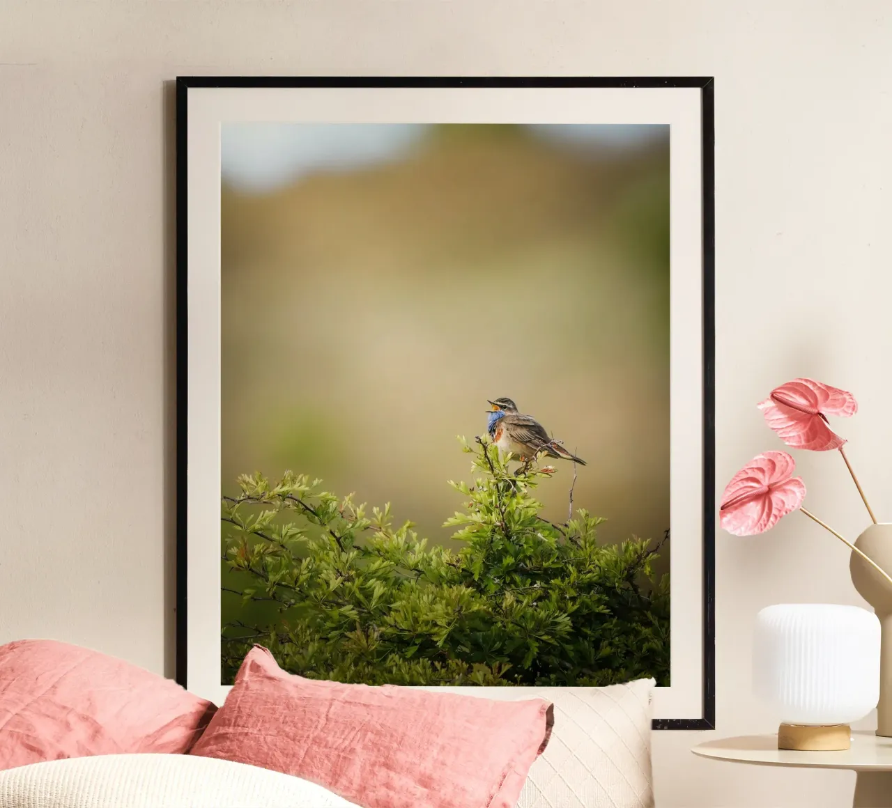 Bluethroat poster by Tom's Wildlife