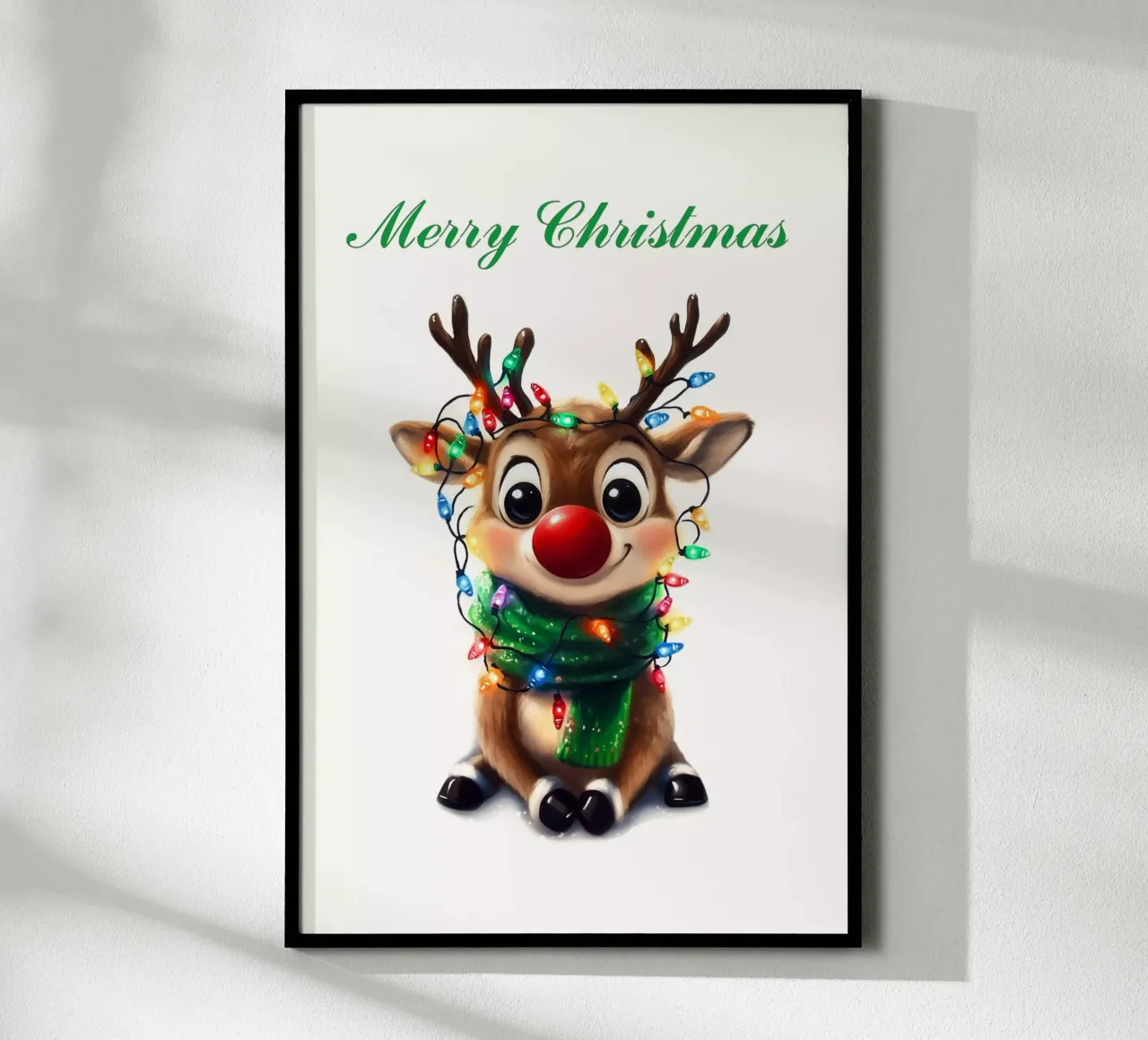 Simpatica renna Rudolf poster da Carinaprint