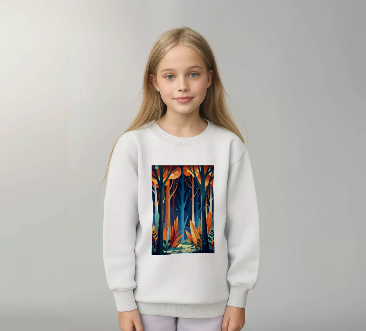 Incantevole foresta autunnale felpa bambino da Artistic-shop