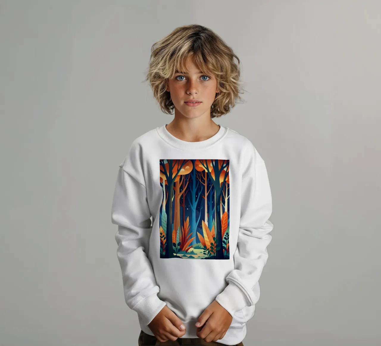 Incantevole foresta autunnale felpa bambino da Artistic-shop
