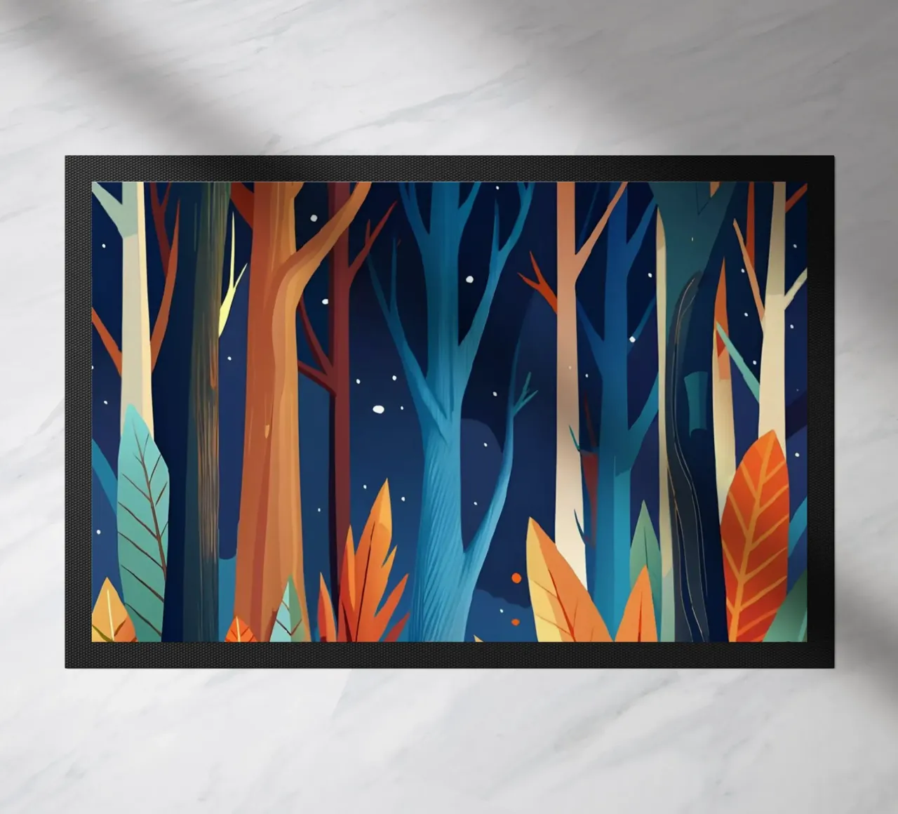 Incantevole foresta autunnale zerbino da Artistic-shop