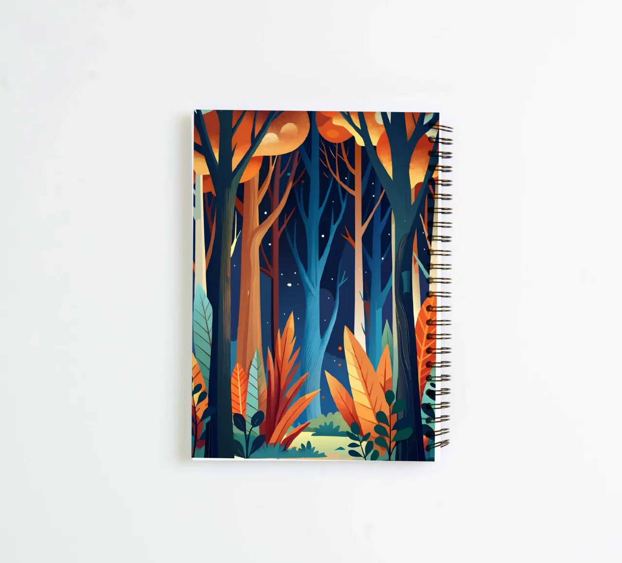 Enchanting Autumn Forest spiral notebook by Artistic-shop