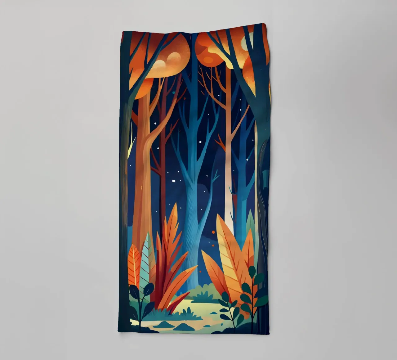 Forêt automnale enchanteresse serviette de bain de Artistic-shop