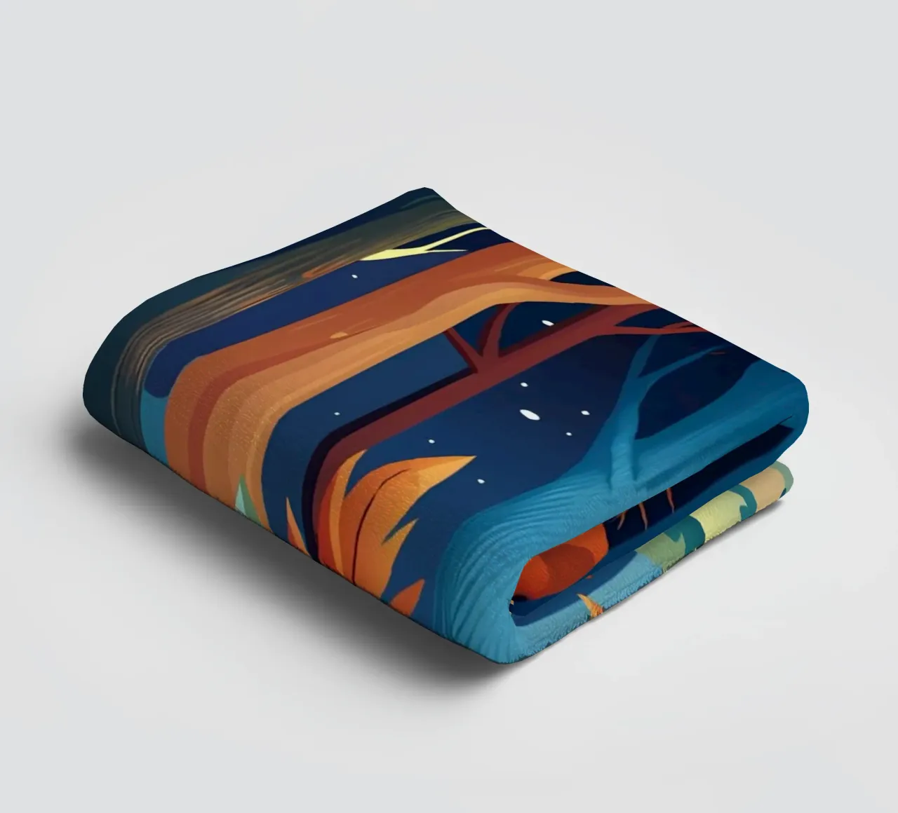 Forêt automnale enchanteresse serviette de bain de Artistic-shop