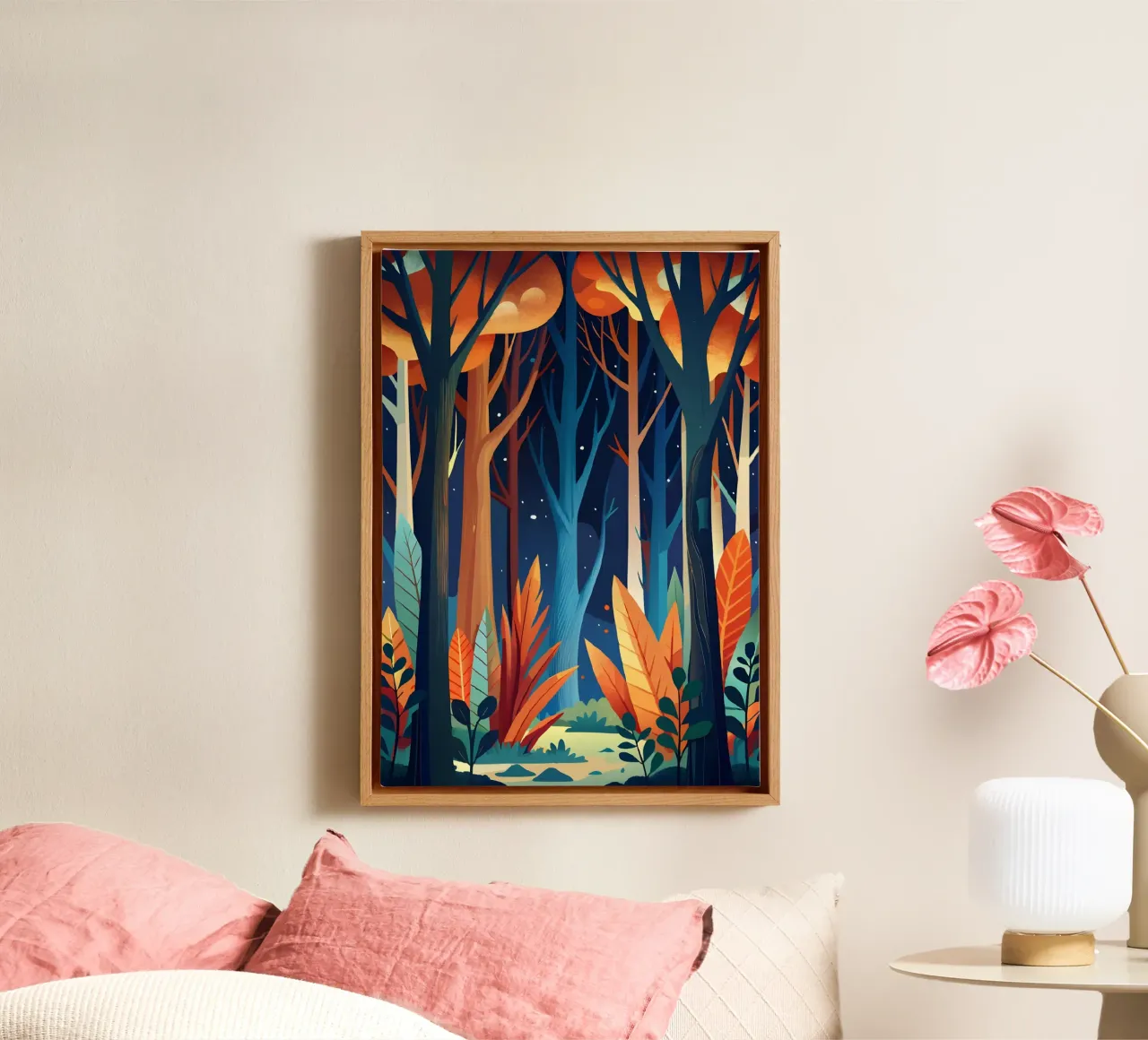 Enchanting Autumn Forest canvas by Artistic-shop
