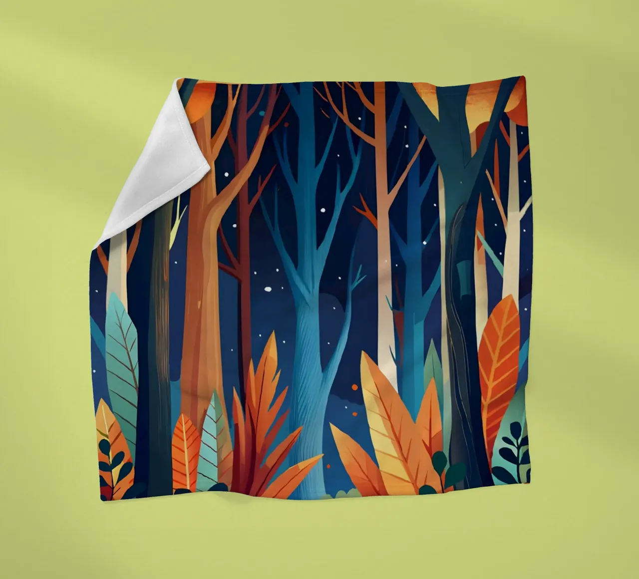 Incantevole foresta autunnale coperta in pile da Artistic-shop