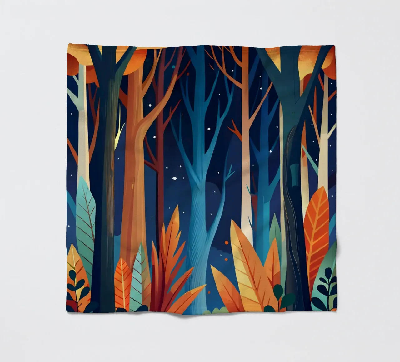 Incantevole foresta autunnale coperta in pile da Artistic-shop