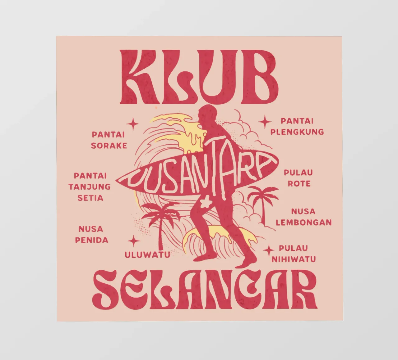 Nusantara Surf Club pellicola backlit da Gunawan Rb