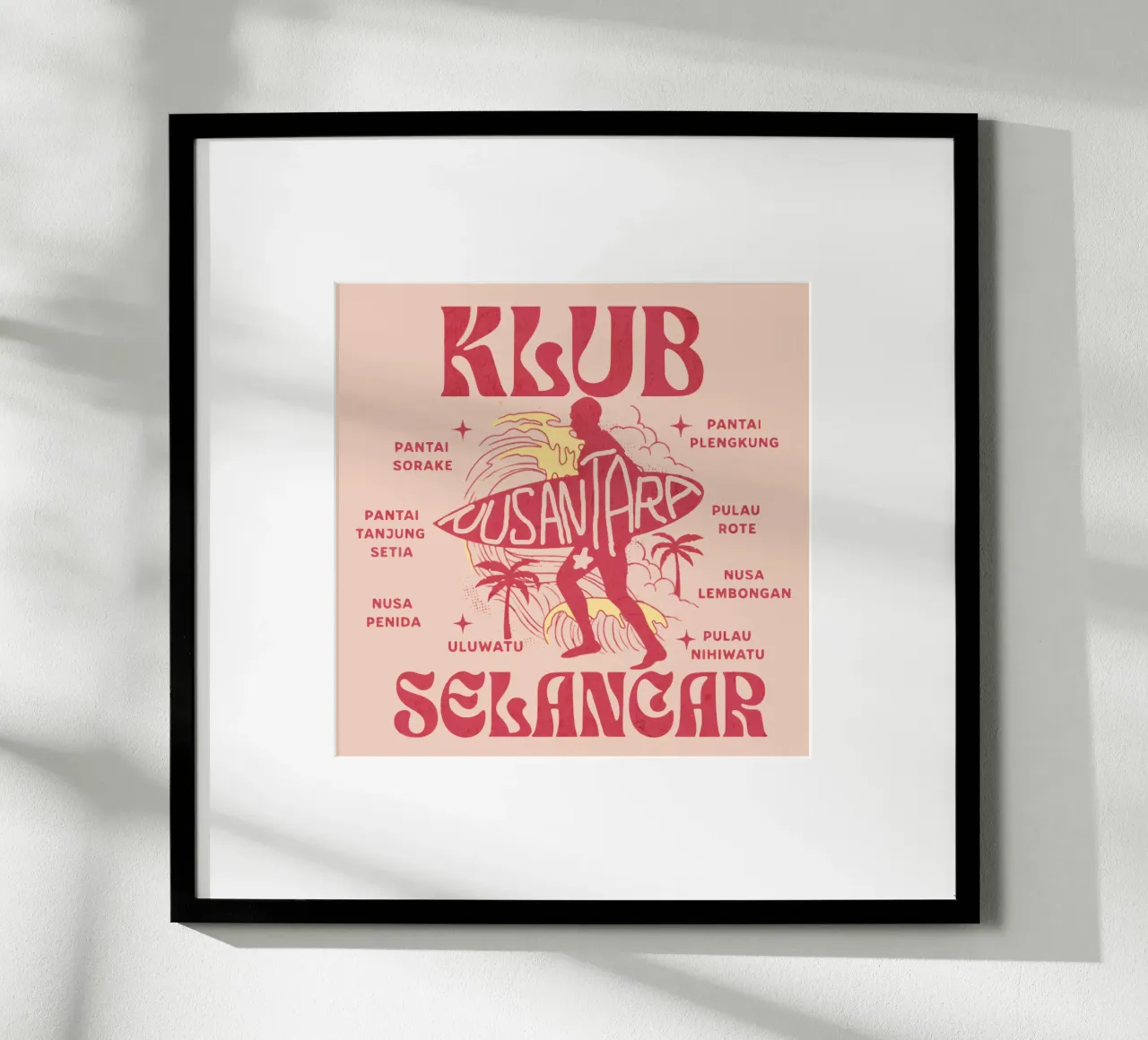 Nusantara Surf Club poster da Gunawan Rb