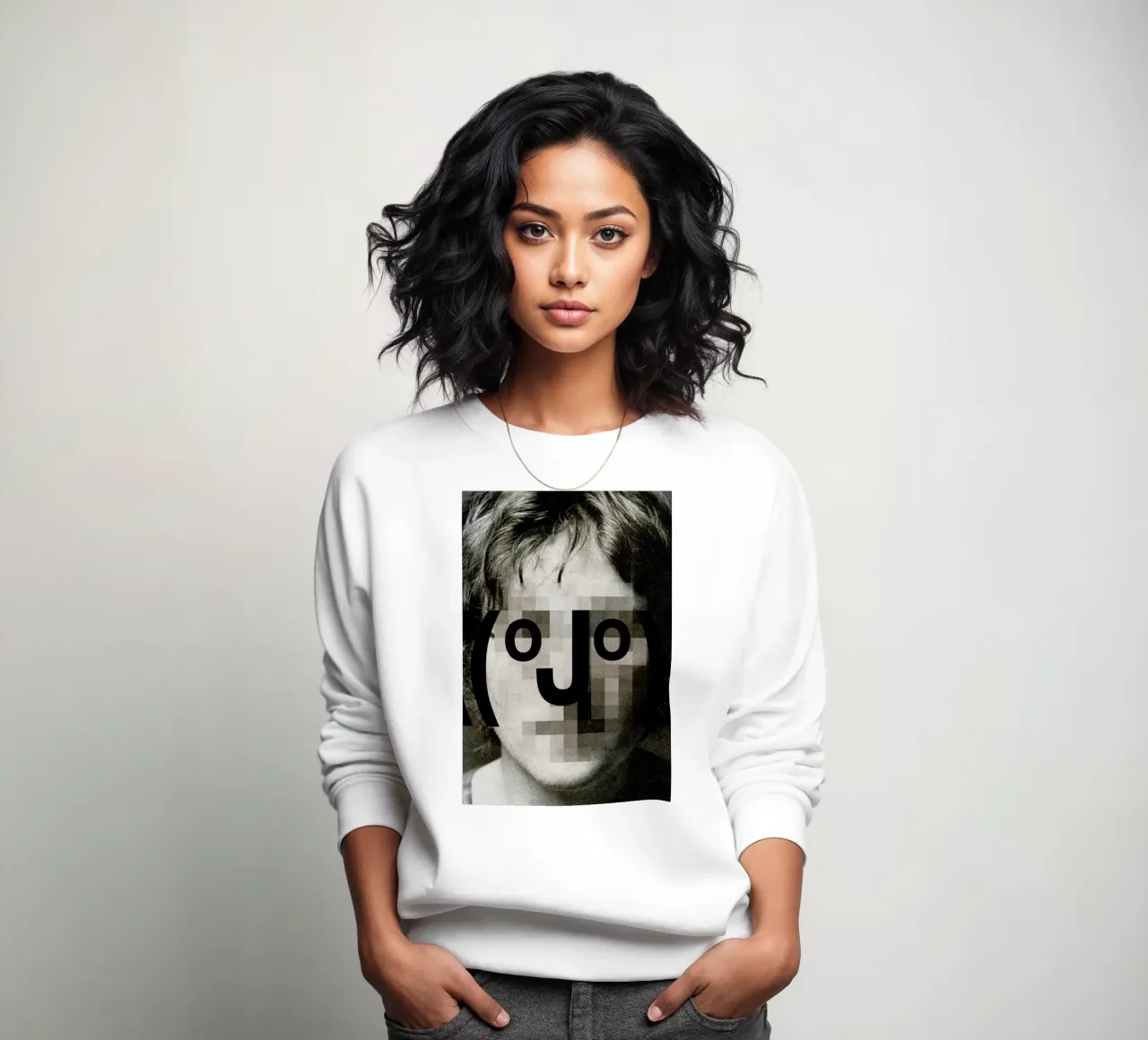 Retro Pop Emoticons John sweatshirt by Butcher Billy