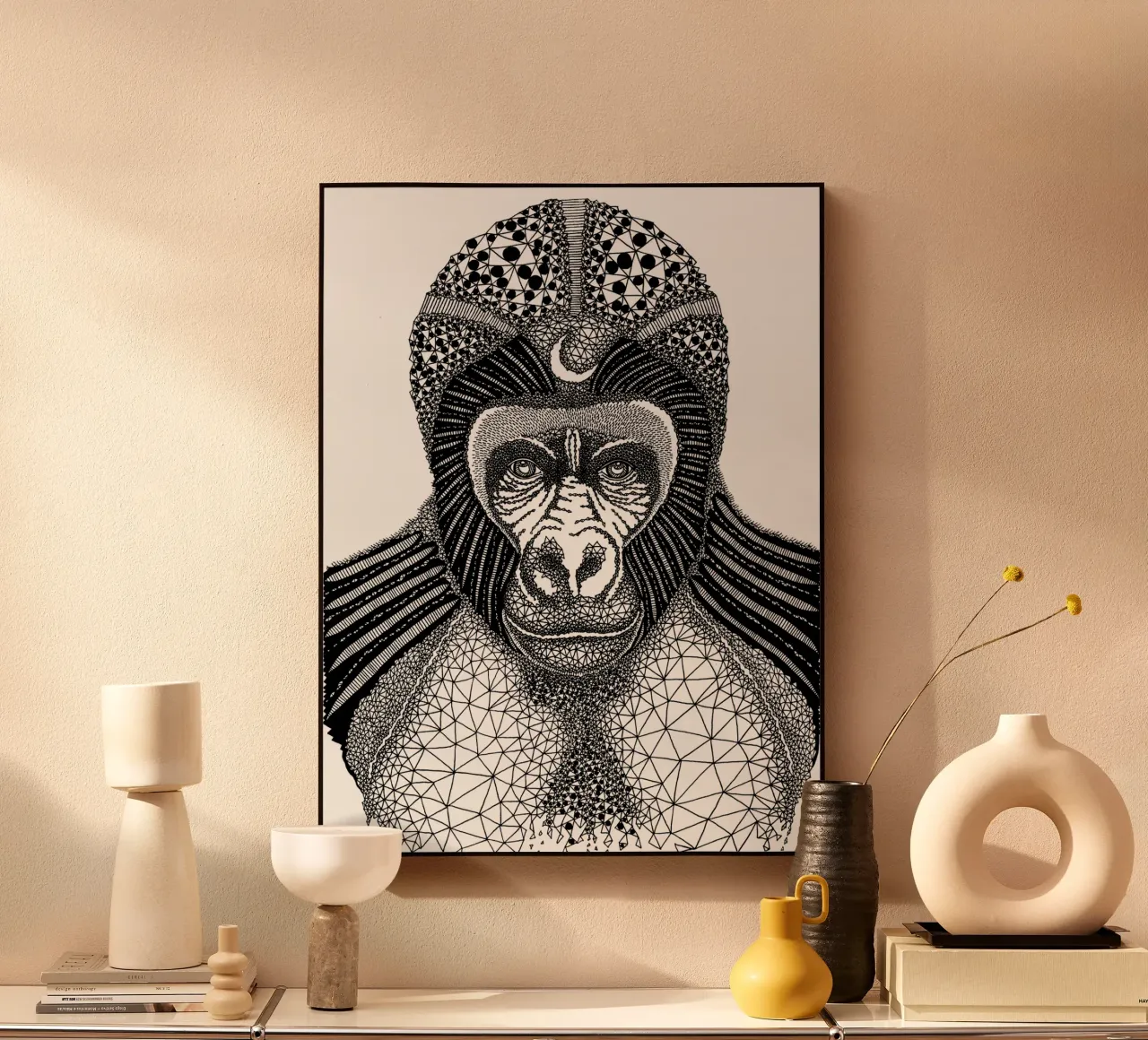 Gorilla plexiglass da Artsymalistic