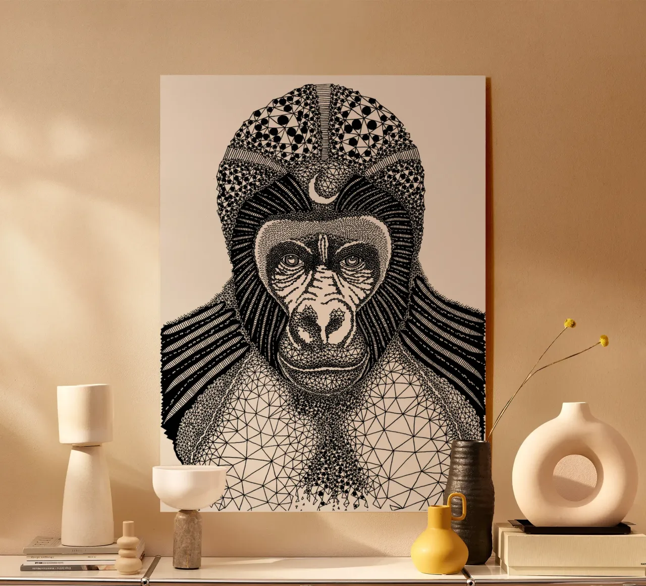 Gorilla plexiglass da Artsymalistic