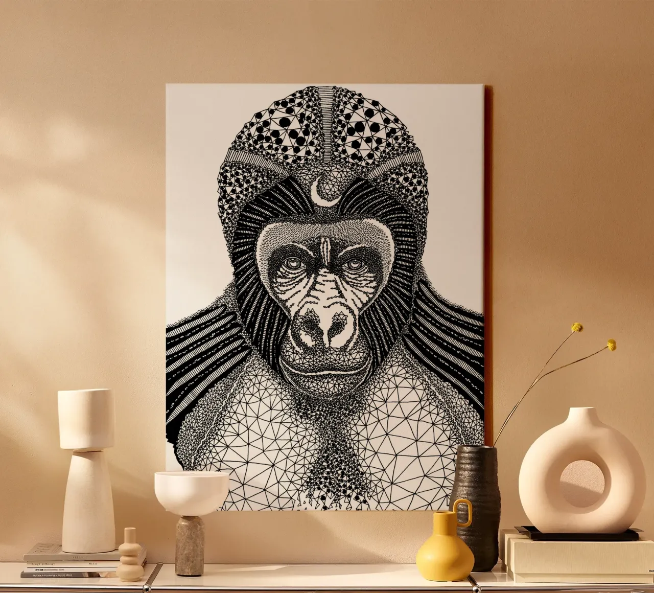 Gorilla tela da Artsymalistic