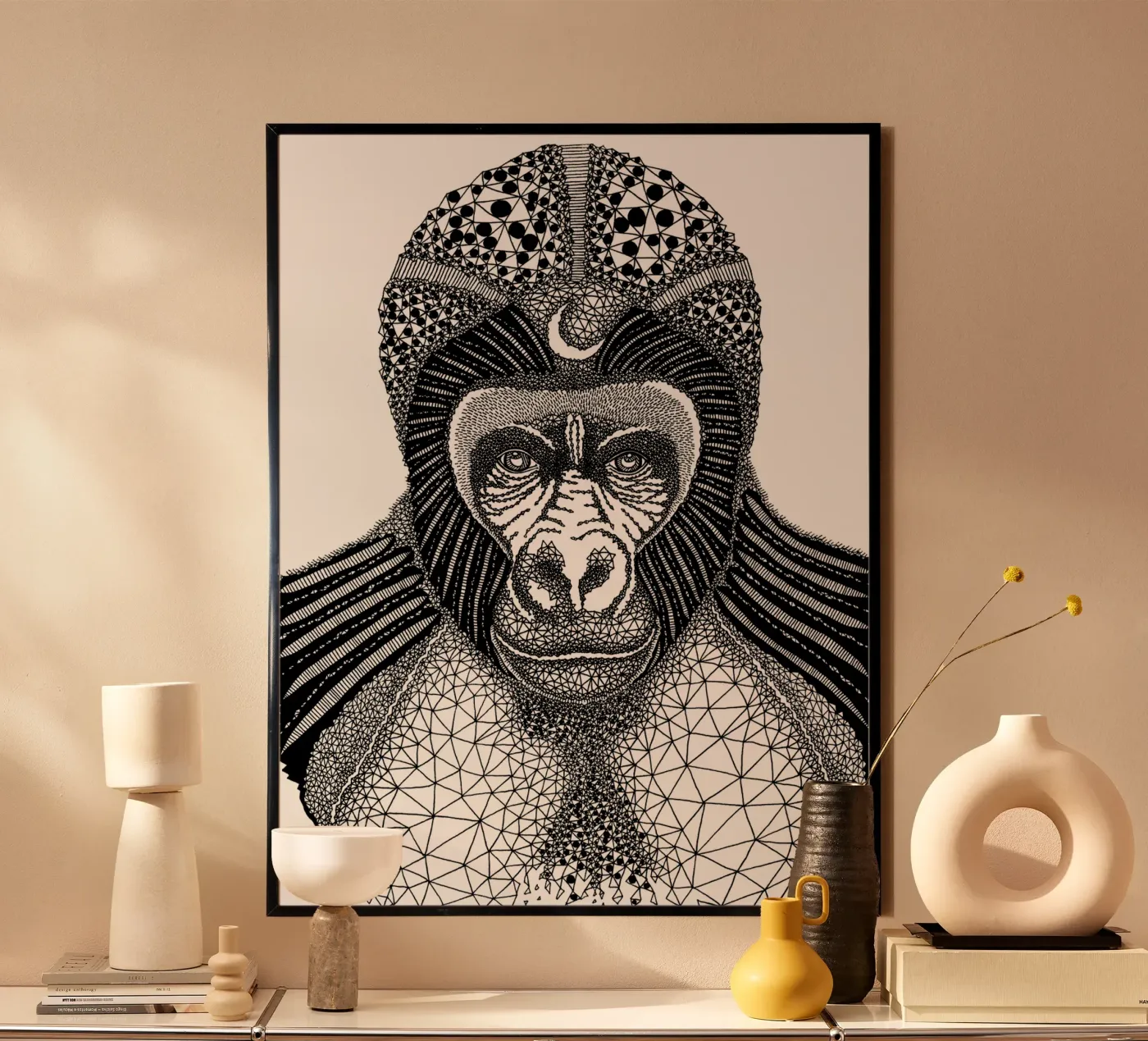 Gorilla poster by Artsymalistic