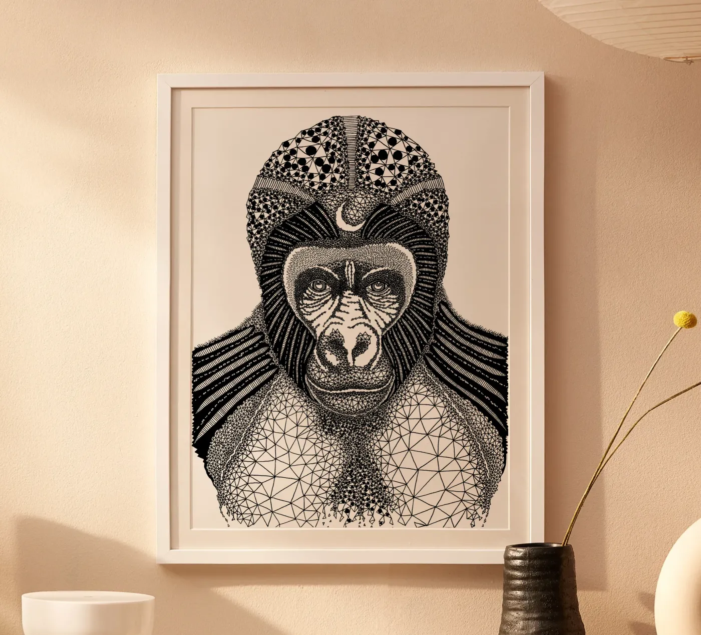 Gorilla poster de Artsymalistic