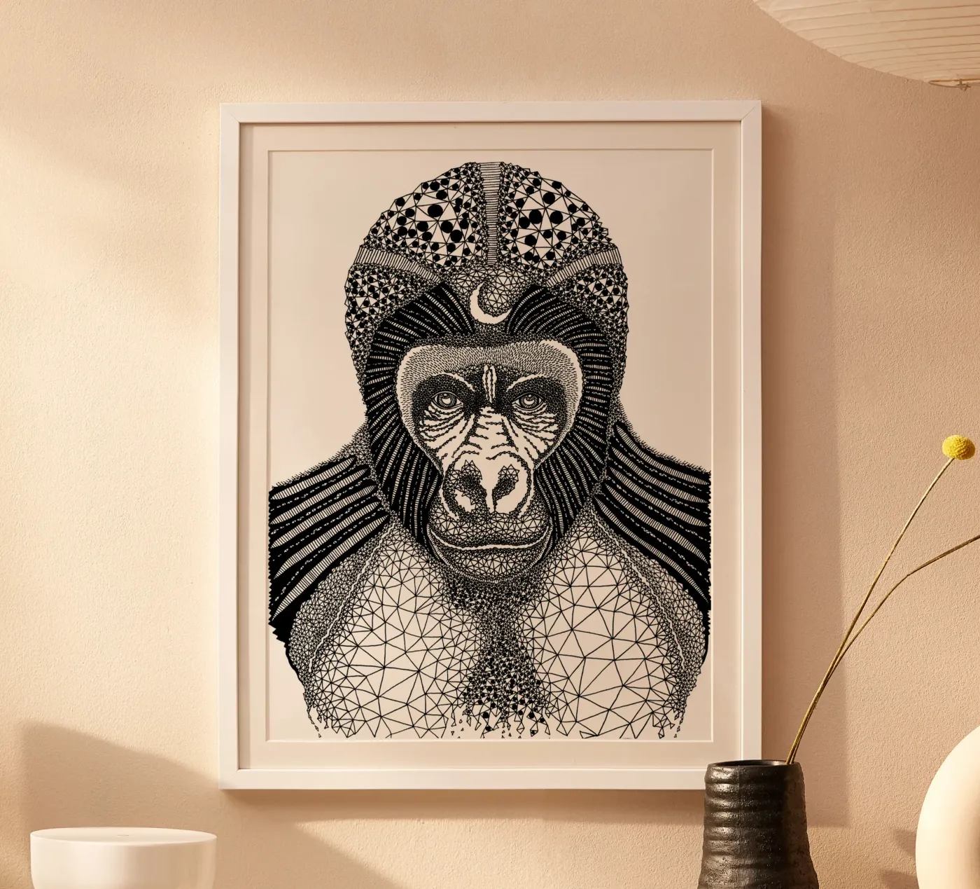 Gorilla poster by Artsymalistic