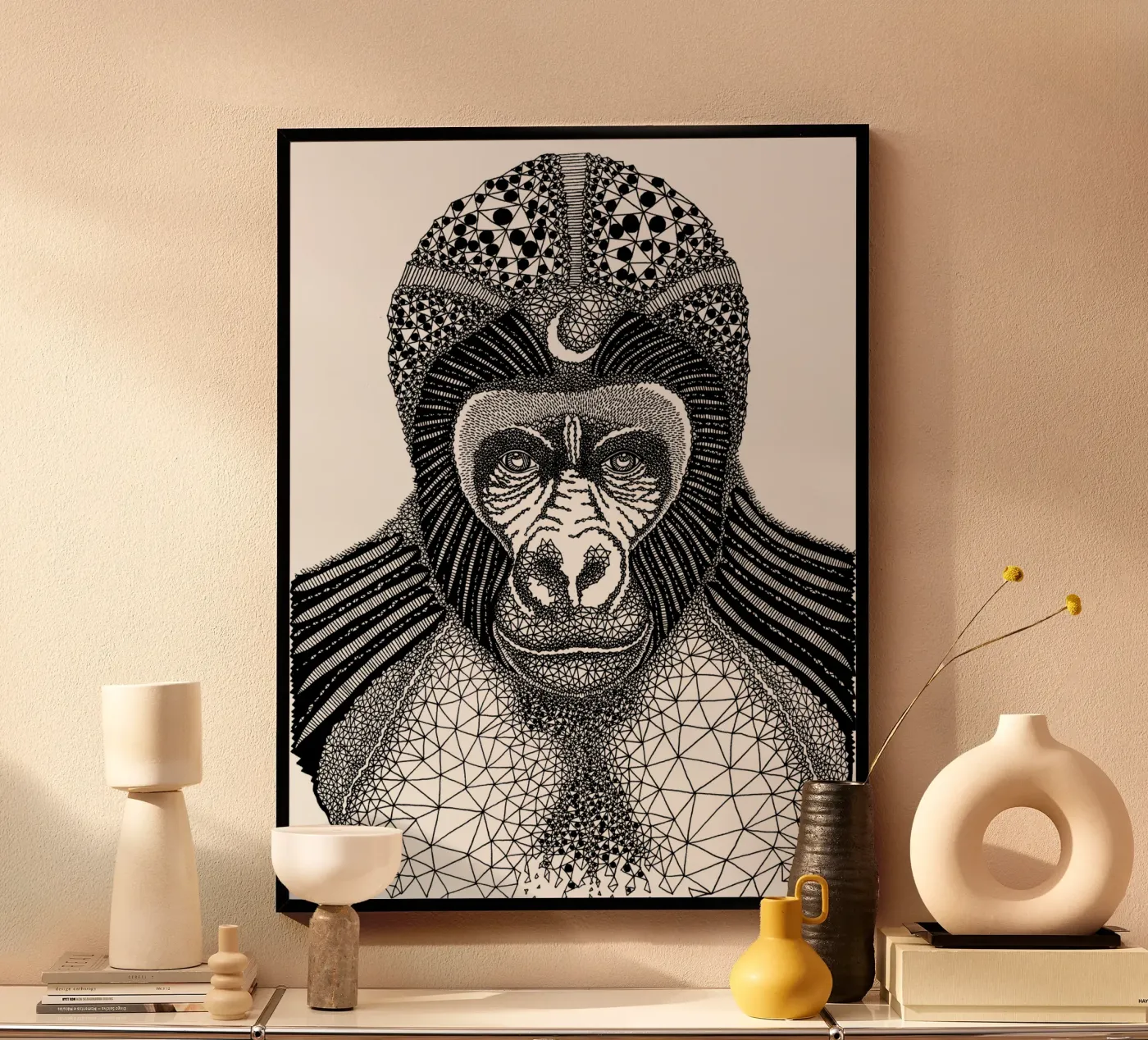Gorilla poster de Artsymalistic