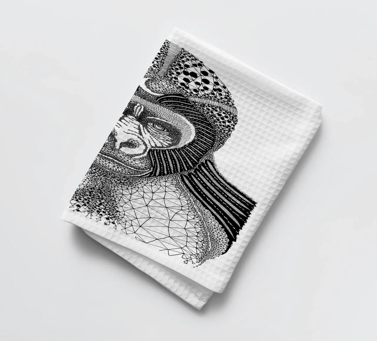 Gorilla canovaccio da cucina da Artsymalistic