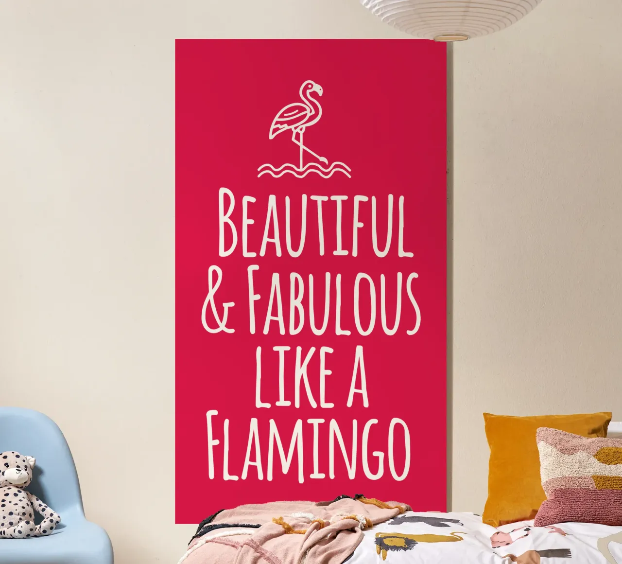 Beautiful and fabulous like a Flamingo plexiglass da baobabprintstore