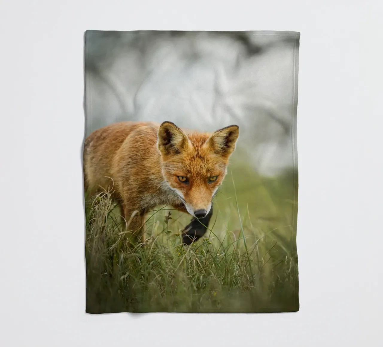 Rotfuchs Fleecedecke von Tom's Wildlife