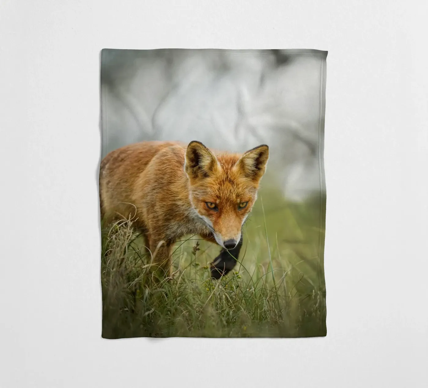 Rotfuchs Fleecedecke von Tom's Wildlife