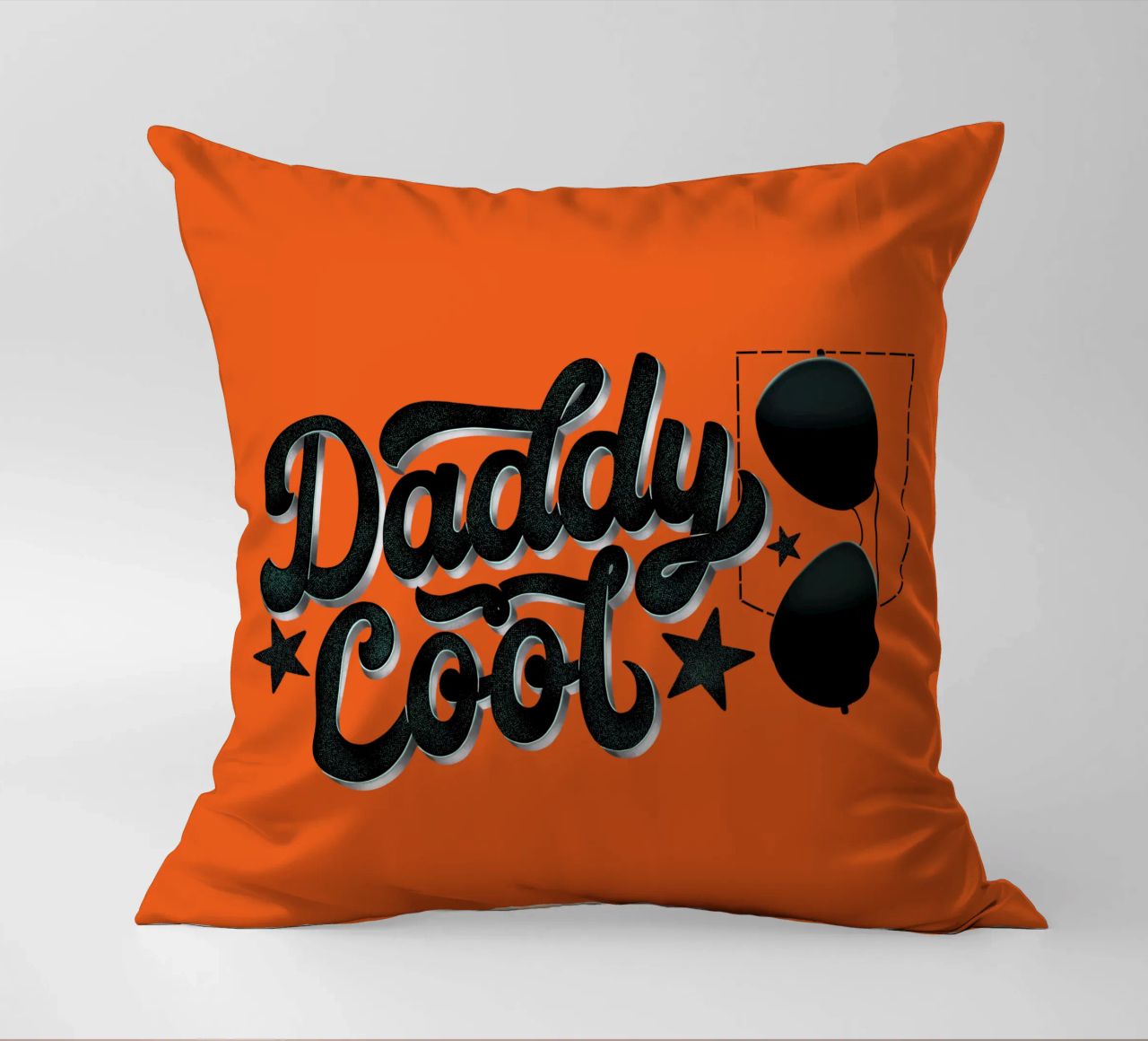 Papa Cool. Papa est le meilleur et le plus cool. coussin de CalliLetters
