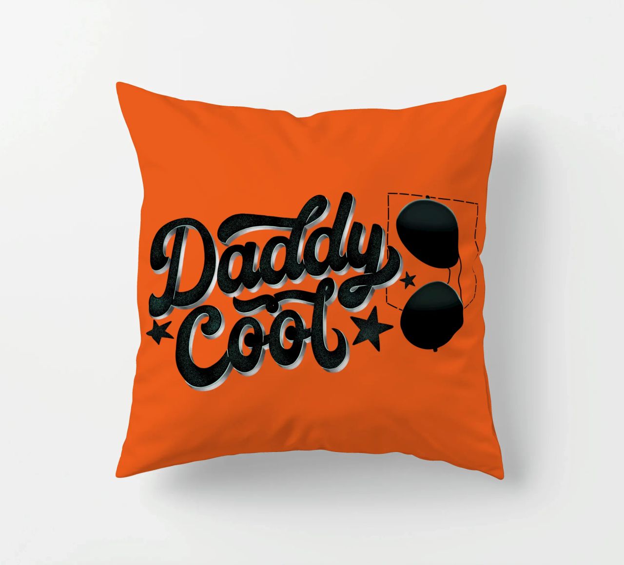 Papa Cool. Papa est le meilleur et le plus cool. coussin de CalliLetters