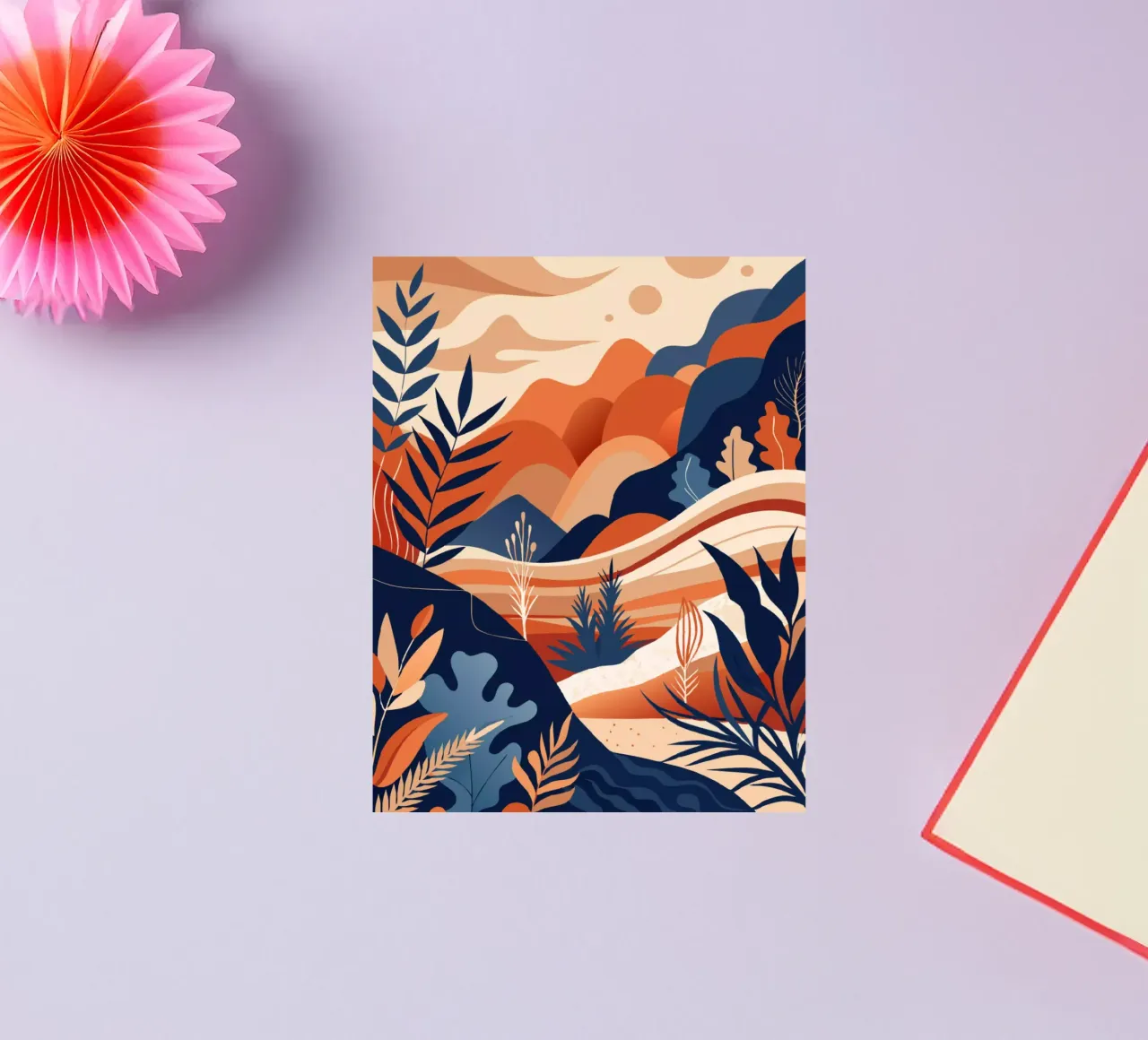 Harmonie automnale autocollant de Artistic-shop