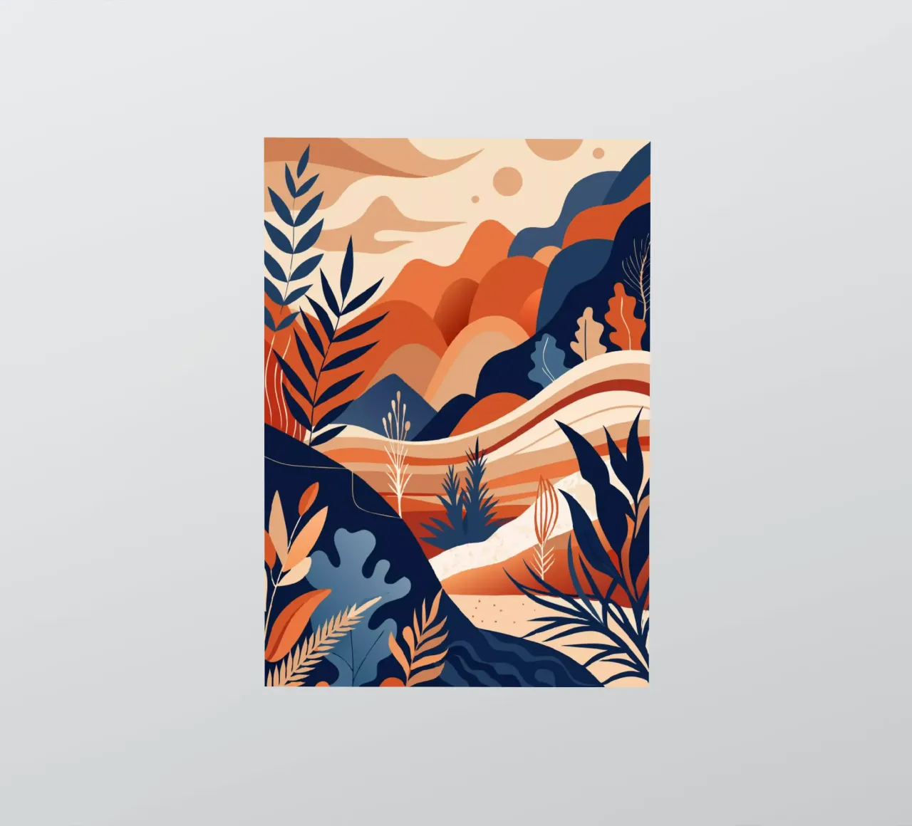 Harmonie automnale autocollant de Artistic-shop
