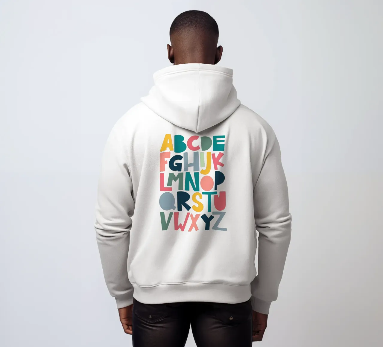 ABC Alphabet felpa con cappuccio da LIMITED EDITION LETTERS