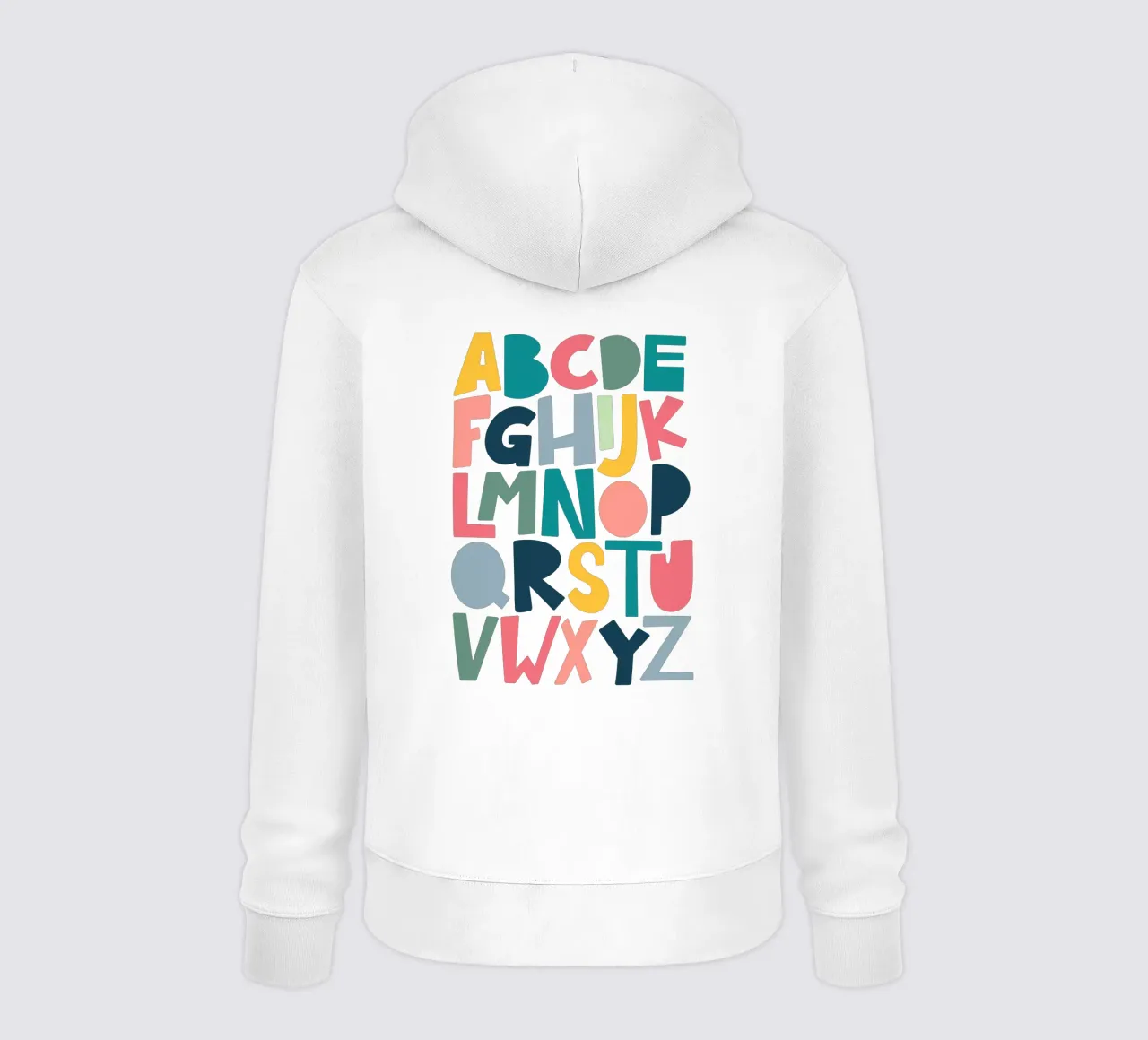 ABC Alphabet felpa con cappuccio da LIMITED EDITION LETTERS