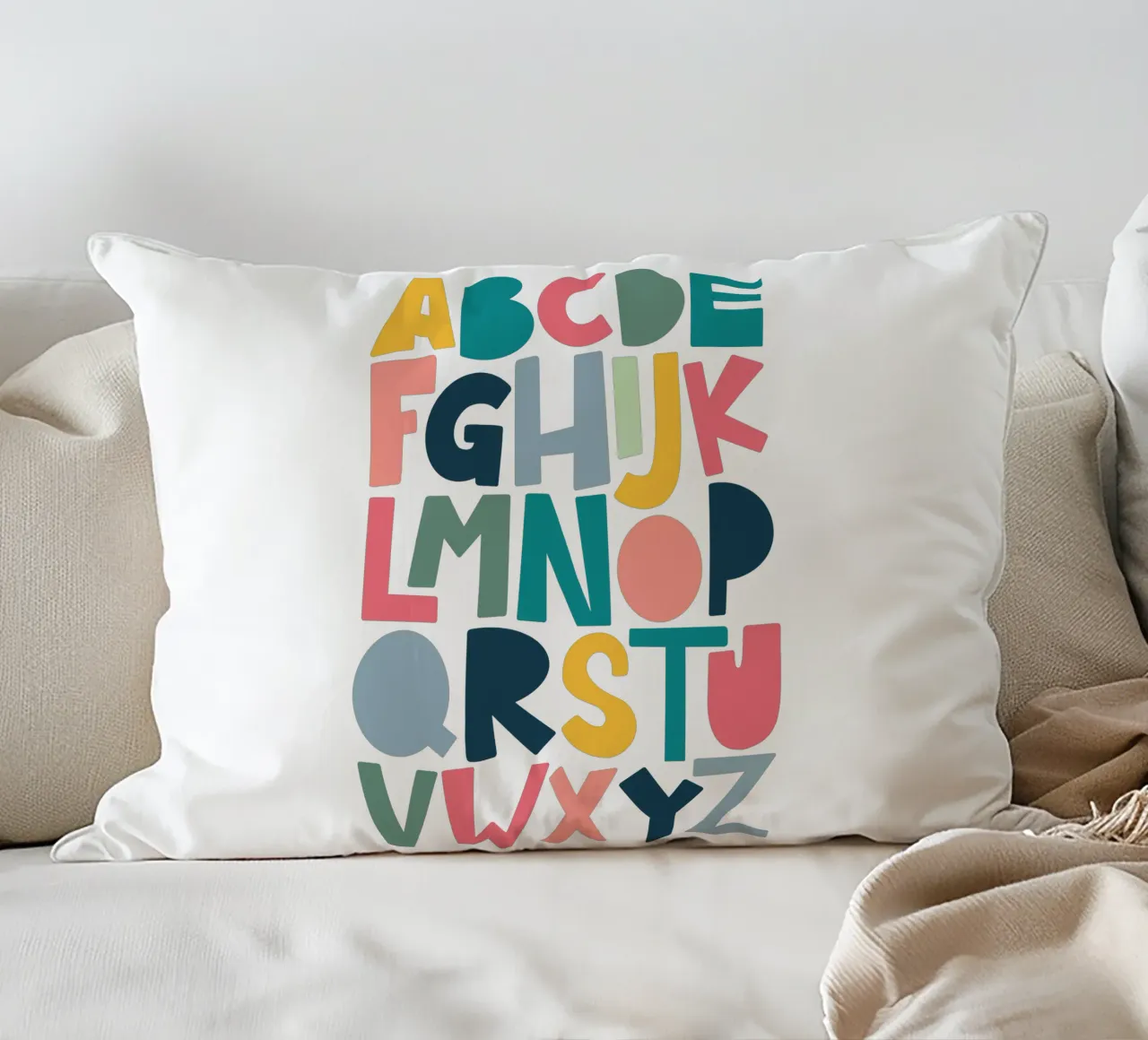 ABC Alphabet cuscino da LIMITED EDITION LETTERS