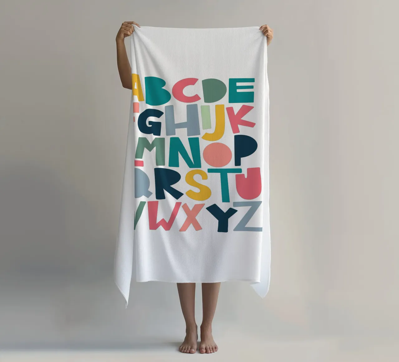 ABC Alphabet telo mare da LIMITED EDITION LETTERS
