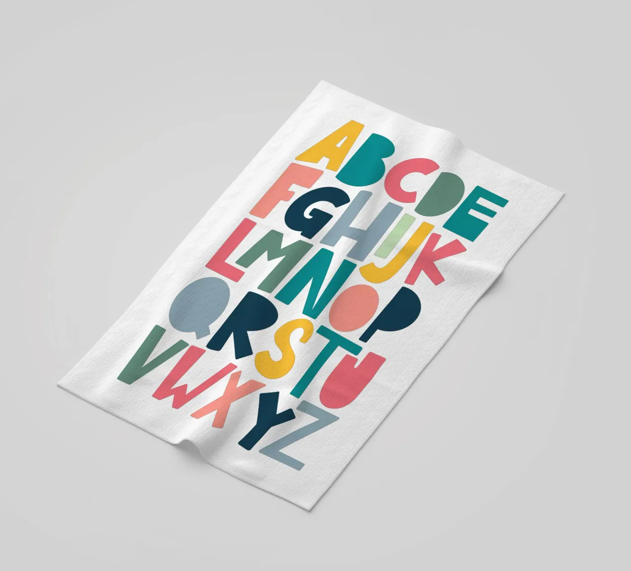 ABC Alphabet telo mare da LIMITED EDITION LETTERS