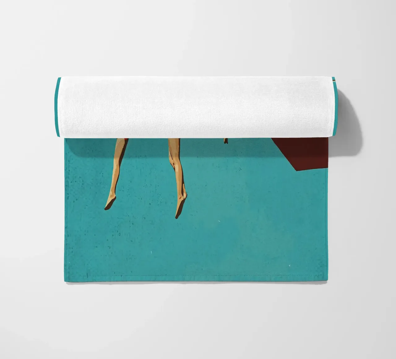 Poster sequenziale di immersione telo mare da medineprint