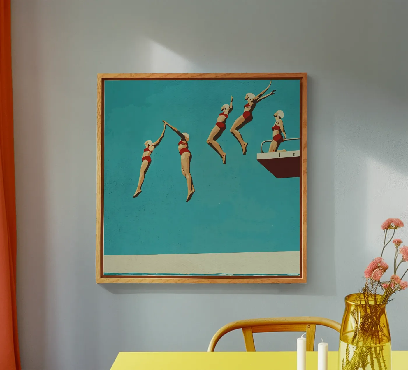 Poster sequenziale di immersione plexiglass da medineprint