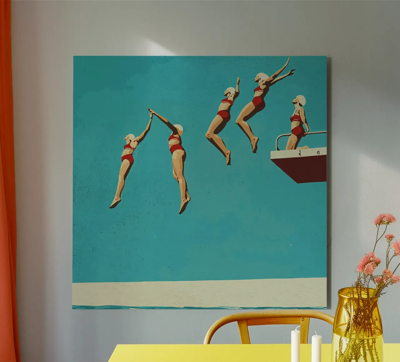 Sequential dive poster forex plate by medineprint