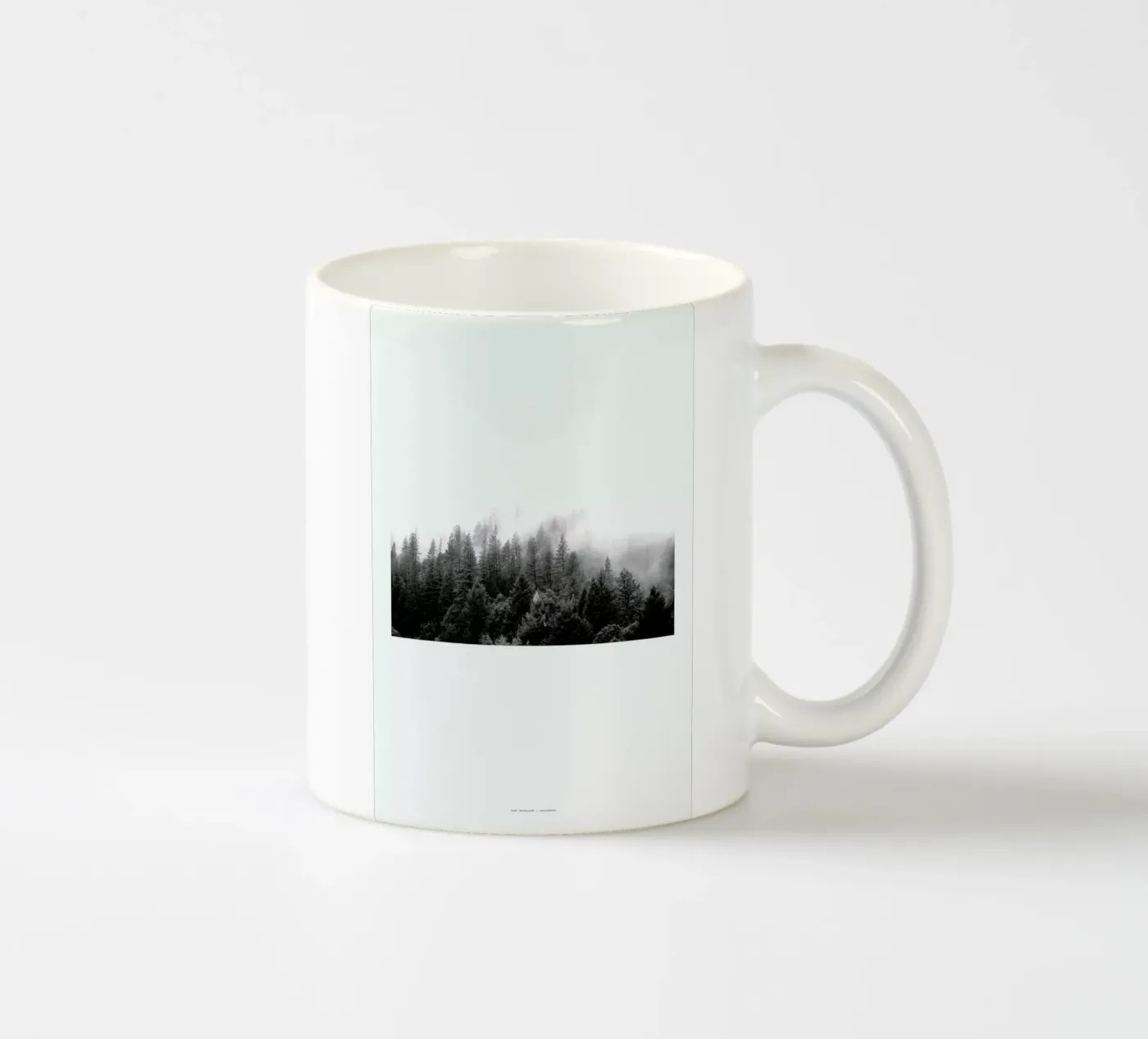 Fog ceramic mug by The Wall Shop