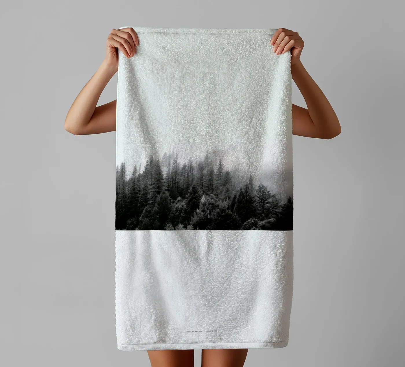 Fog badhanddoek van The Wall Shop